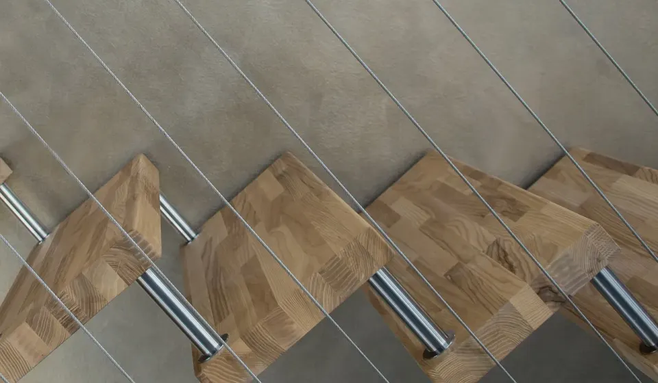 stairs, railing, house, interior