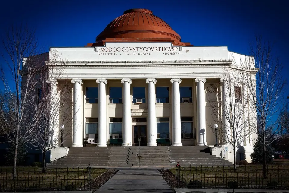 modoc county, california, courthouse, old