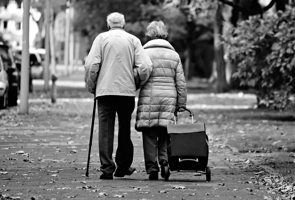 couple, love, marriage, elderly