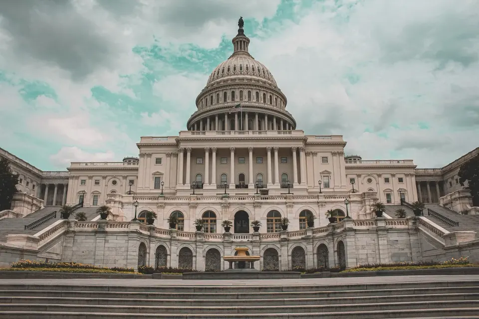 The United States Capitol building in Washington, DC